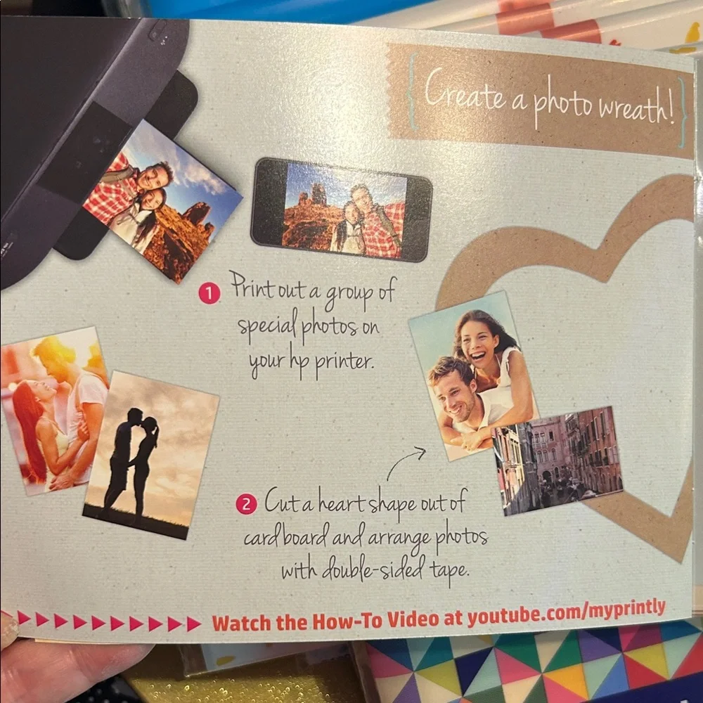 15 Packs of HP photo paper with directions on how to access HP Photo Projects